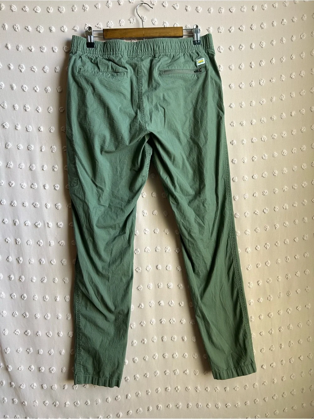 Vuori Men’s Pull On Ripstop Climber Pant Sz L Olive Green